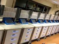 Mass assembly, fitting and wiring of BETRACE intelligent medical trolleys