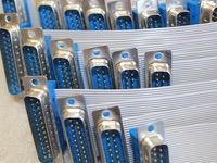 Mass production of cables for connection onto electronic cards